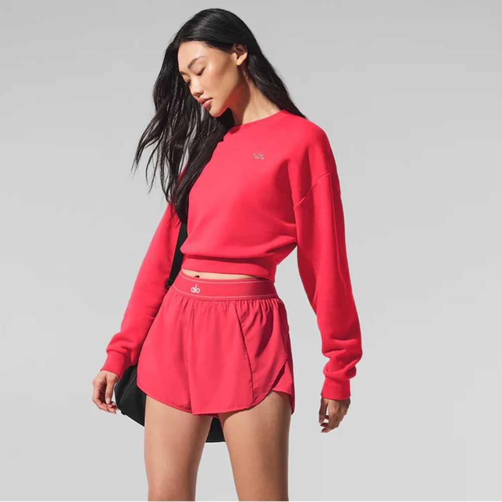 Alo Candy Red Match Point Short - Picture 2 of 5